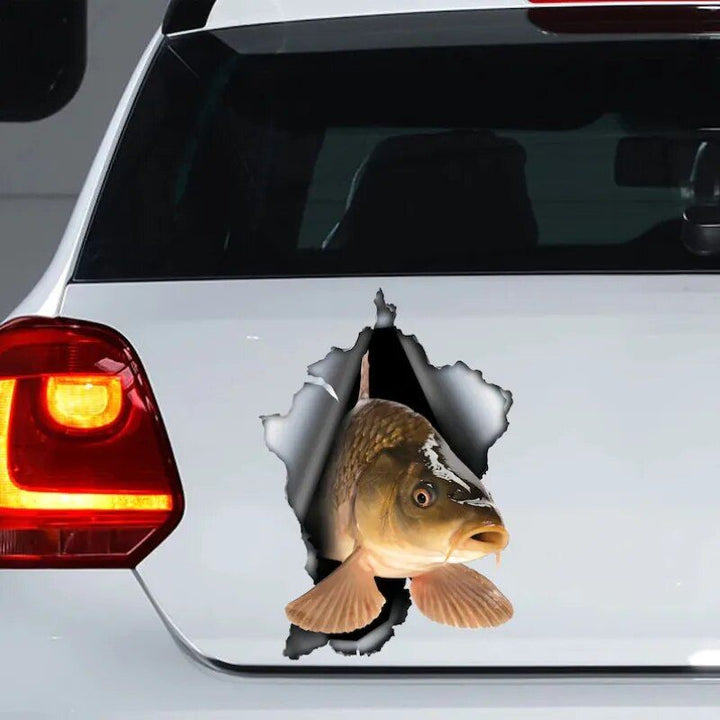 Durable Waterproof Carp Decal