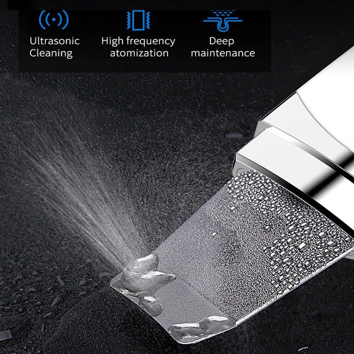 Ultrasonic Facial Scrubber: Deep Cleansing & Rejuvenation Spatula