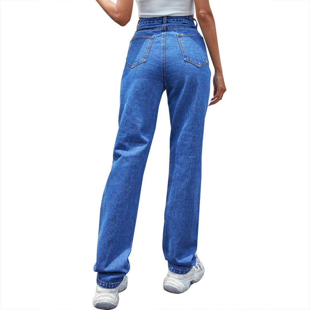 Fashion Trend Denim Trousers Women's New Style