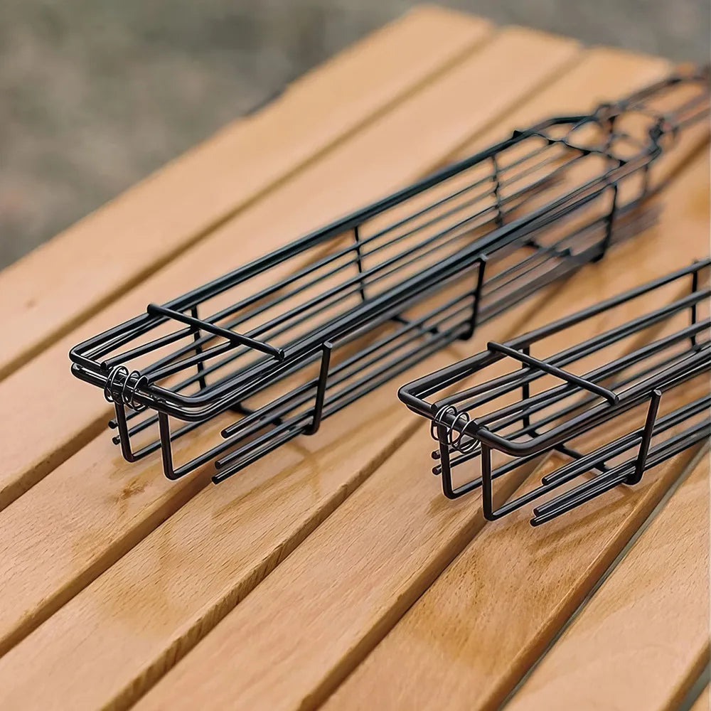 Outdoor Wooden Handle BBQ Cage