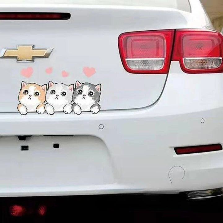 Cute Cartoon Cat Car Stickers