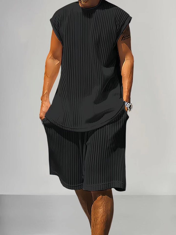 Casual Sweater Suit Men's Summer Loose Vest