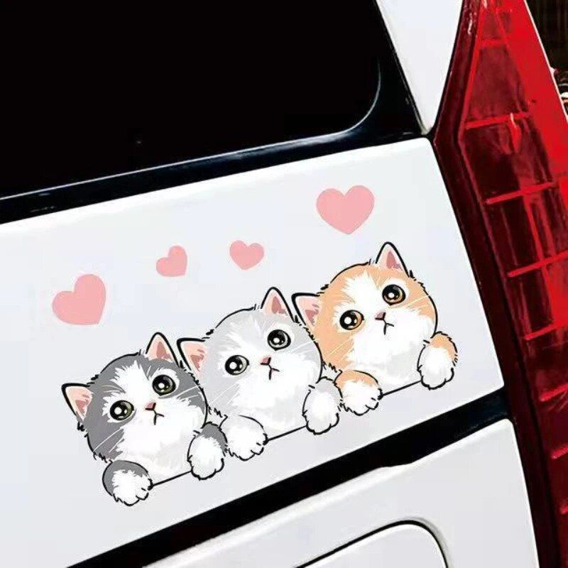 Cute Cartoon Cat Car Stickers