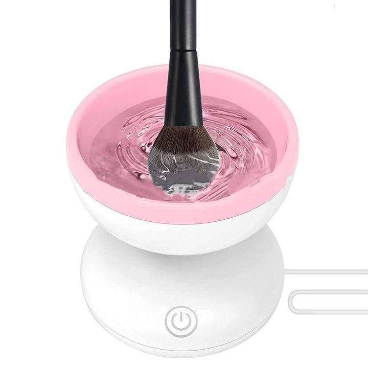 Fast and Efficient USB-Charged Electric Makeup Brush Cleaner and Dryer