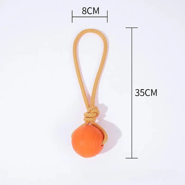 Pet Dog Rubber Drawstring Stick – Large Dog Chew Toy for Teeth Cleaning & Stress Relief