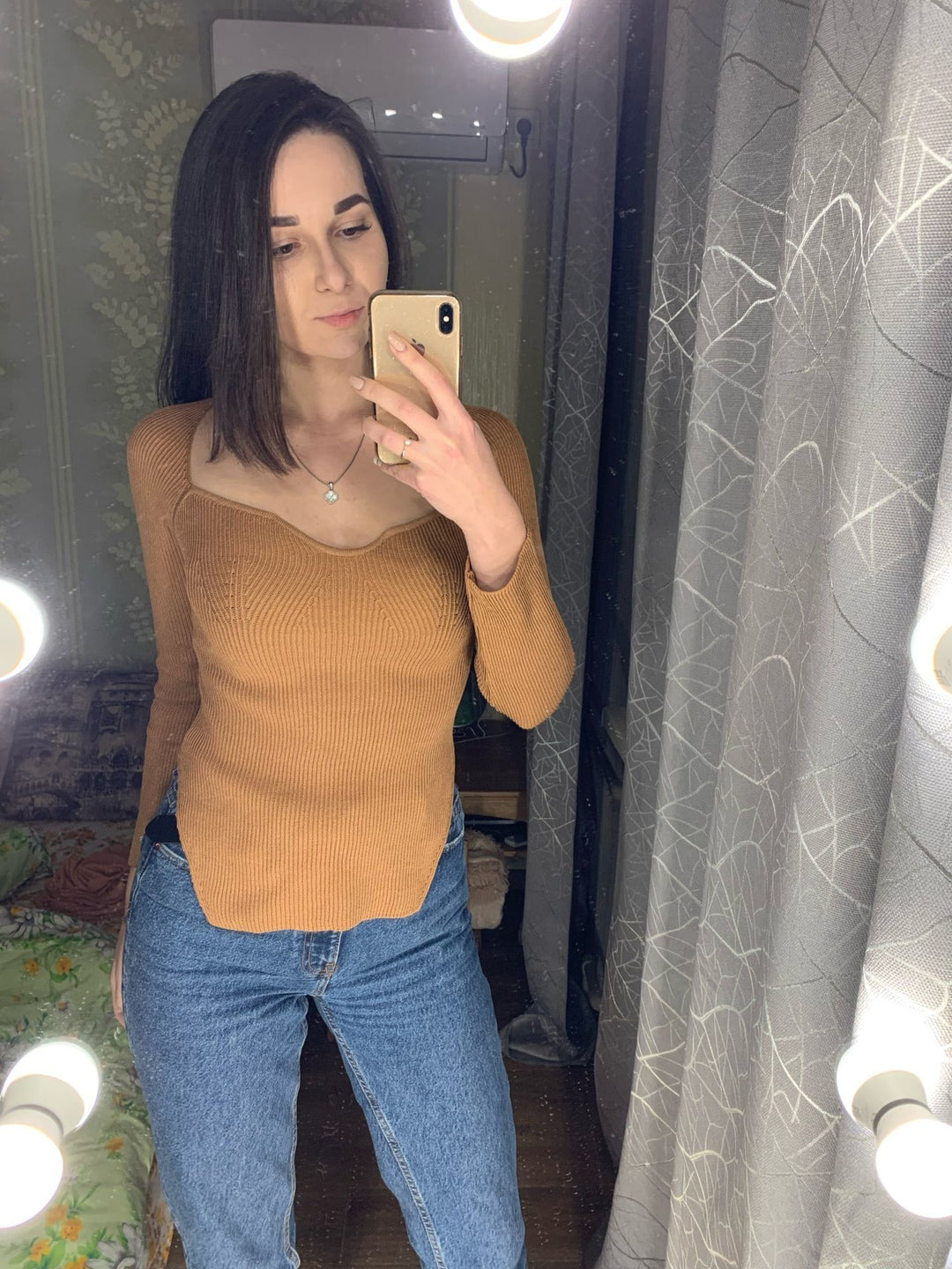 Women's Off-neck Pullover Long Sleeve Top Bottoming Sweater