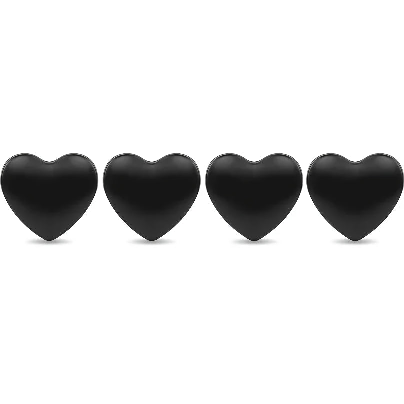 Heart Shaped 3D Metal Decal