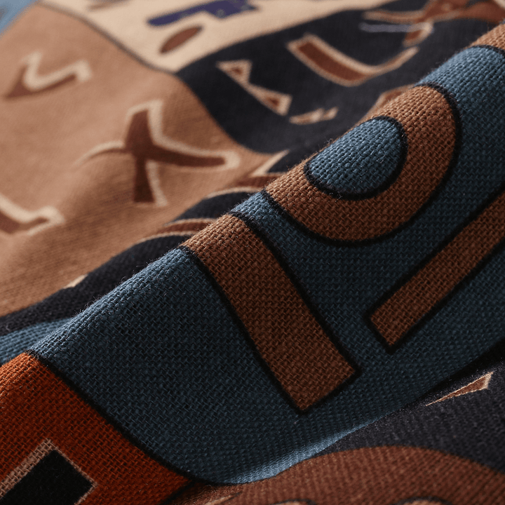 Trendy Retro Ethnic Style Cotton and Linen plus Size Casual Harem Pants - MRSLM