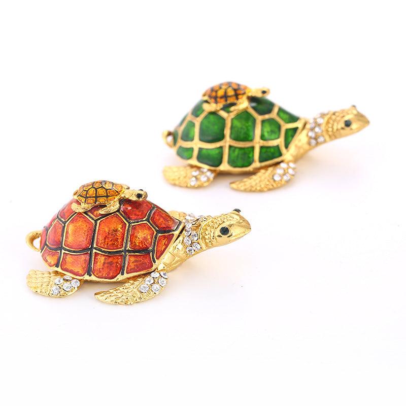 Painted turtle ornaments - MRSLM