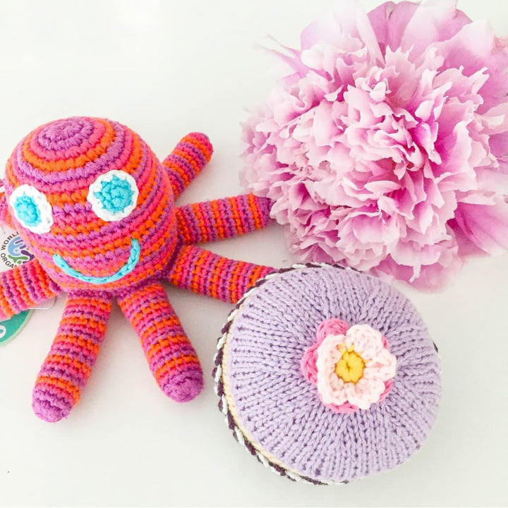 Pink Octopus Rattle - MRSLM