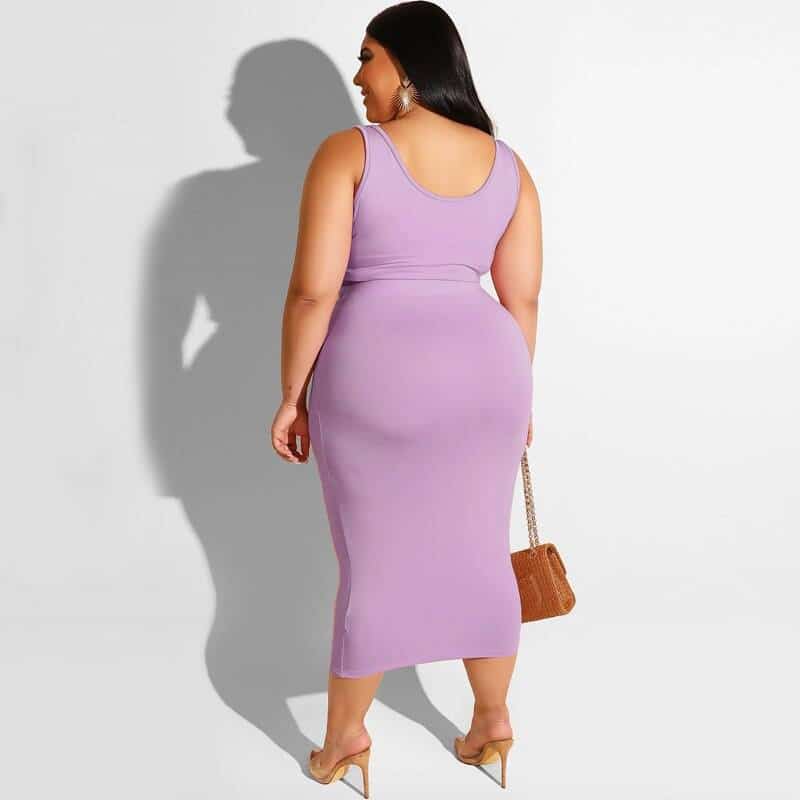 Plus Size Two-Piece Dress
