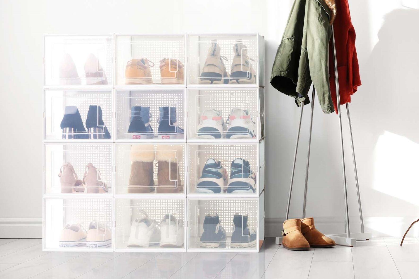 Clutter-Free Shoe Storage Solutions: Plastic Drawer Home Shoe Storage ...