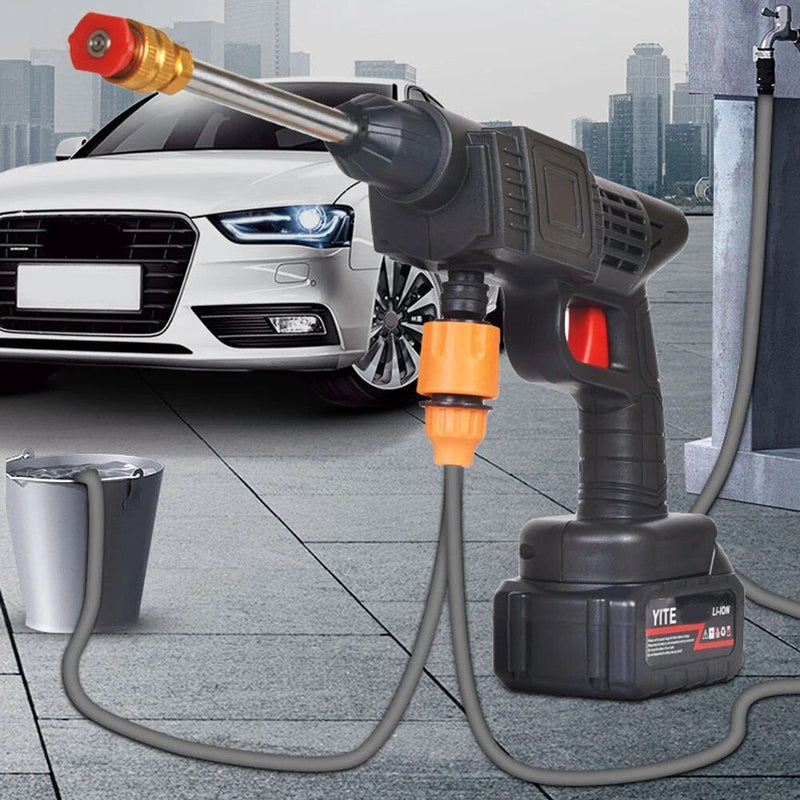 cordless high-pressure washer with foam generator, view 5 - MRSLM