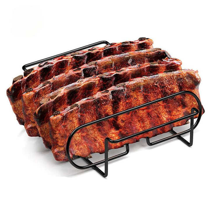 Premium Non-Stick Grill Net - Barbecue Steak Rack & Spare Ribs BBQ Tool