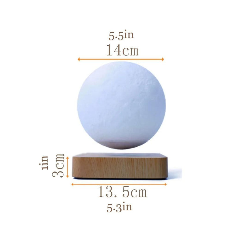 moon levitating plant led light, view 10 - MRSLM