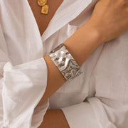 hammered cuff bracelet - MRSLM