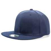 flat brim snapback baseball cap, view 11 - MRSLM