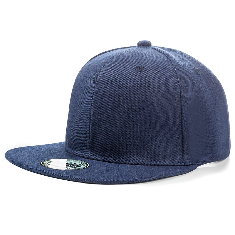 flat brim snapback baseball cap, view 11 - MRSLM