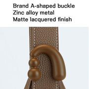 Leather baguette shoulder bag, view 13 - MRSLM