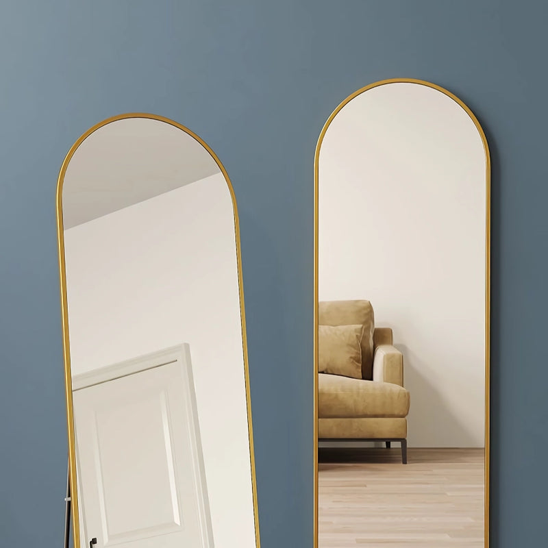 arched full length mirror with stand, view 6 - MRSLM
