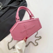 Y2K gothic coffin handbag, view 4 - MRSLM