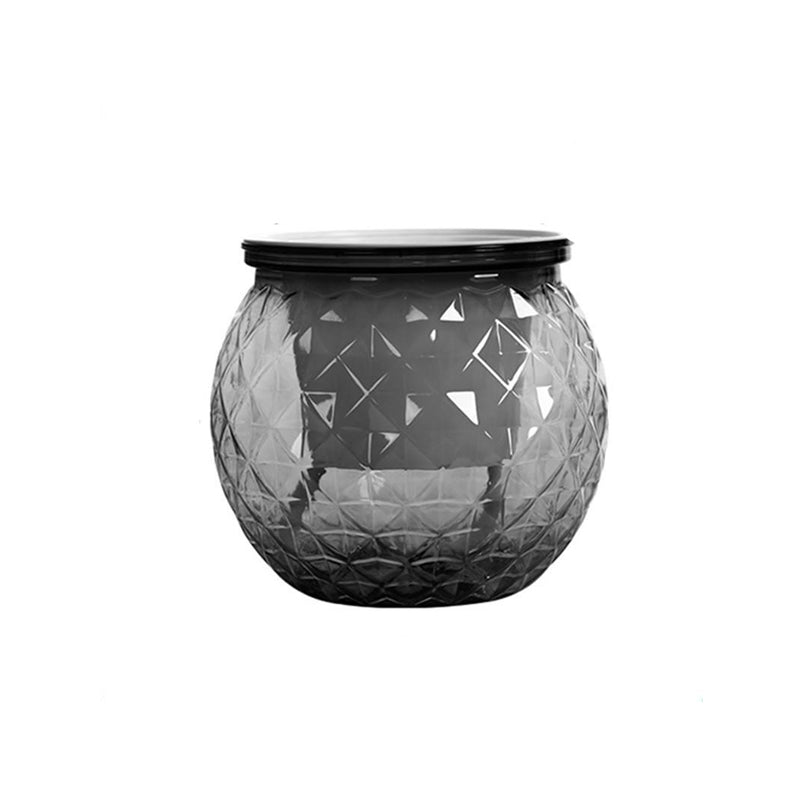 self-watering succulent pot with fish tank, view 3 - MRSLM
