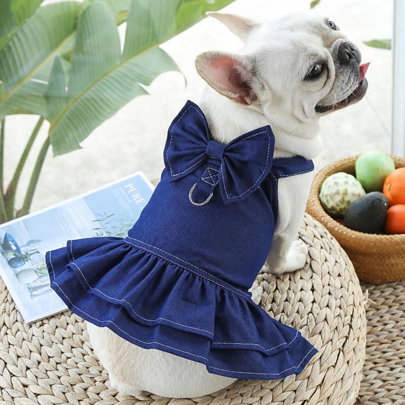denim dog vest harness - MRSLM