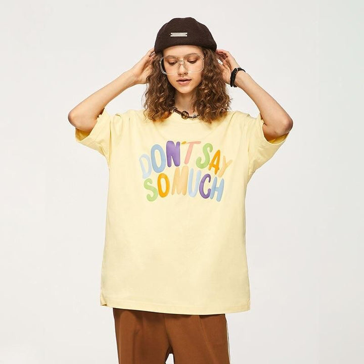 Trendy Oversized Cotton T-Shirt