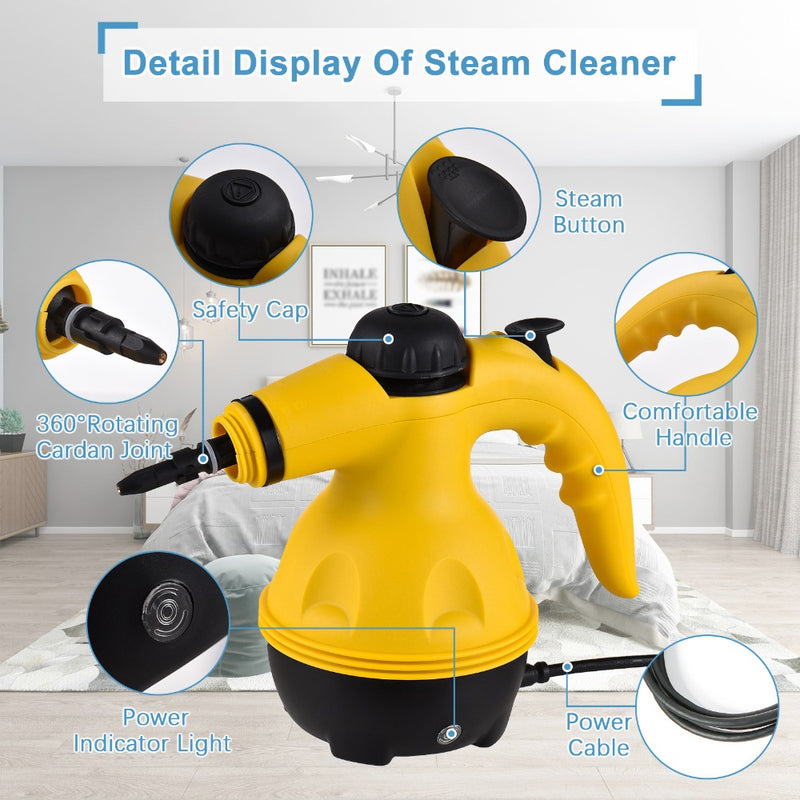 handheld electric steam cleaner, view 4 - MRSLM