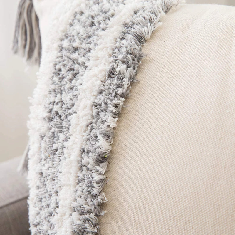 Boho tufted sofa cushion cover, view 13 - MRSLM