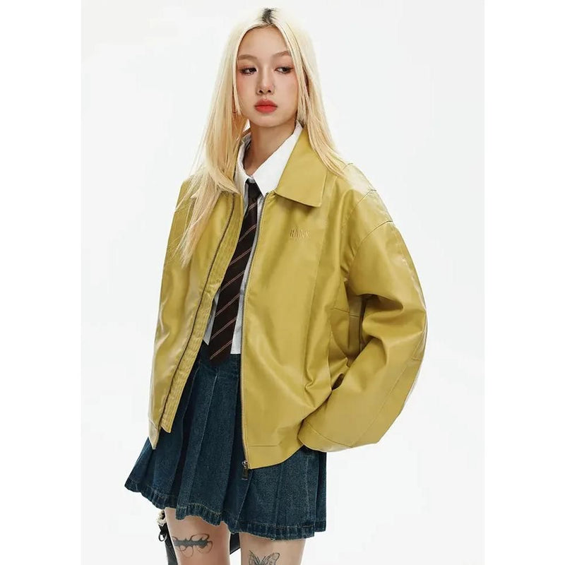 edgy zipper bomber jacket, view 7 - MRSLM