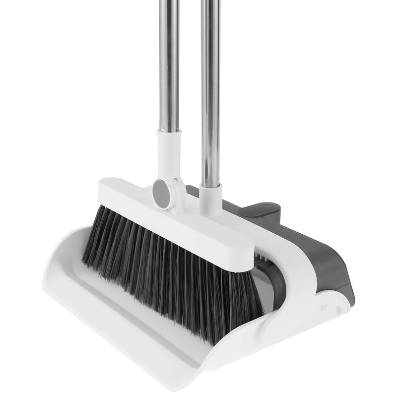 adjustable broom and dustpan set, view 2 - MRSLM