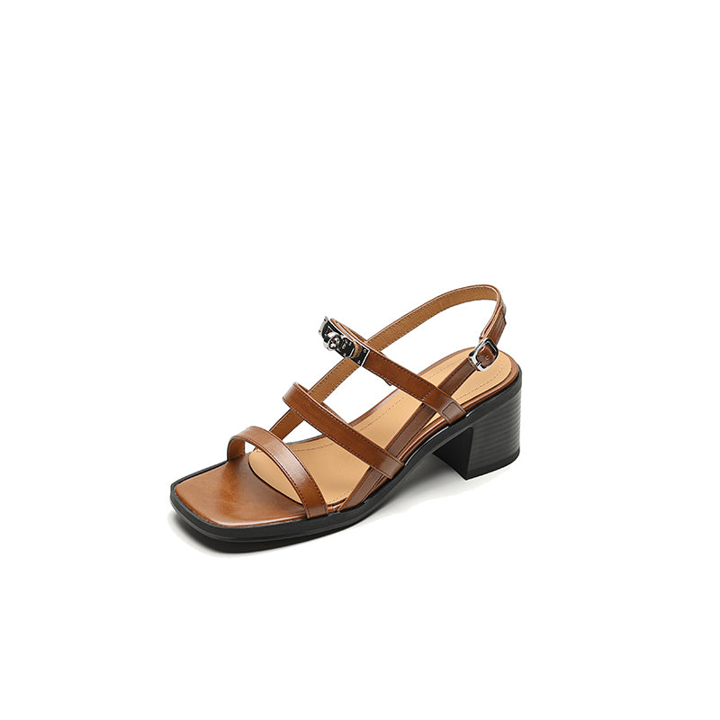 chic summer gladiator sandals, view 2 - MRSLM