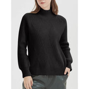 knitted turtleneck sweater, view 8 - MRSLM
