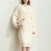 women's midi knitted dress - MRSLM