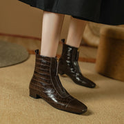 genuine leather Chelsea ankle boots, view 7 - MRSLM