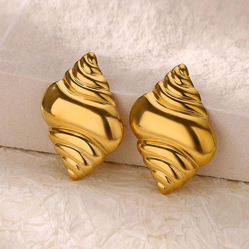 geometric conch stud earrings - MRSLM
