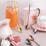 stainless steel rose spoon, view 5 - MRSLM