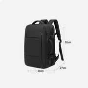 expandable USB travel backpack, view 7 - MRSLM