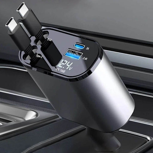 4-in-1 retractable car charger - MRSLM