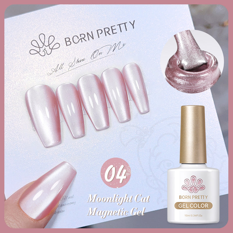 moonlight cat magnetic gel nail polish, view 3 - MRSLM