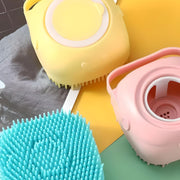 pet shampoo massager brush, view 6 - MRSLM
