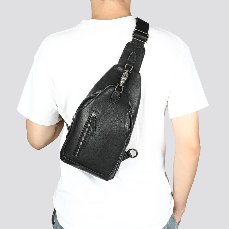 retro cattlehide leather bag, view 7 - MRSLM