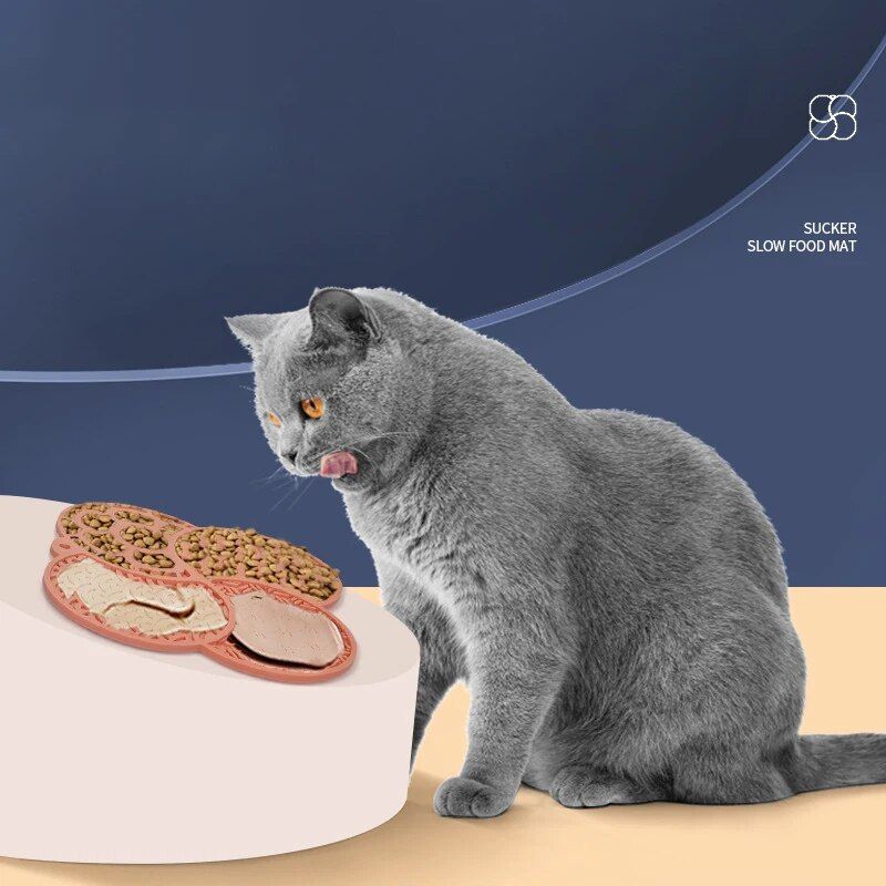 suction cup pet feeding mat, view 6 - MRSLM