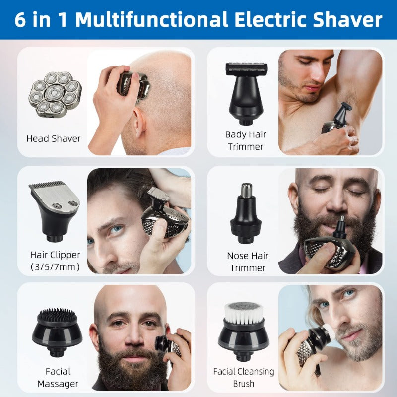 4D bald head shaver for men, view 4 - MRSLM