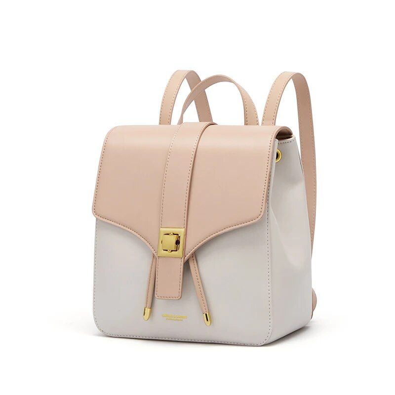 cowhide leather backpack, view 5 - MRSLM