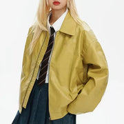 edgy zipper bomber jacket - MRSLM
