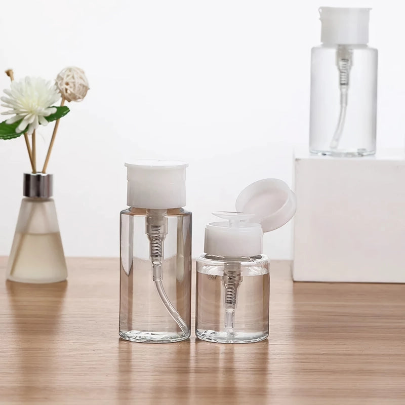 refillable push-top pump bottles, view 4 - MRSLM