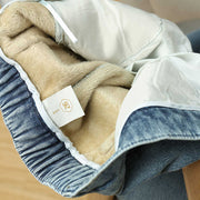 Elasticated waist slimming harem jeans, view 2 - MRSLM