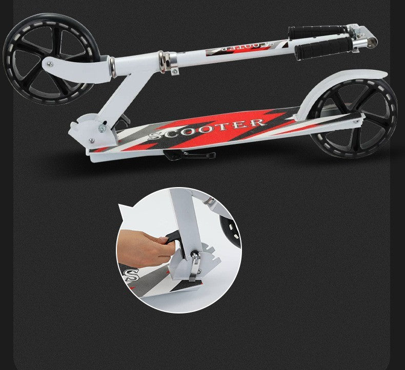 foldable scooter, view 2 - MRSLM
